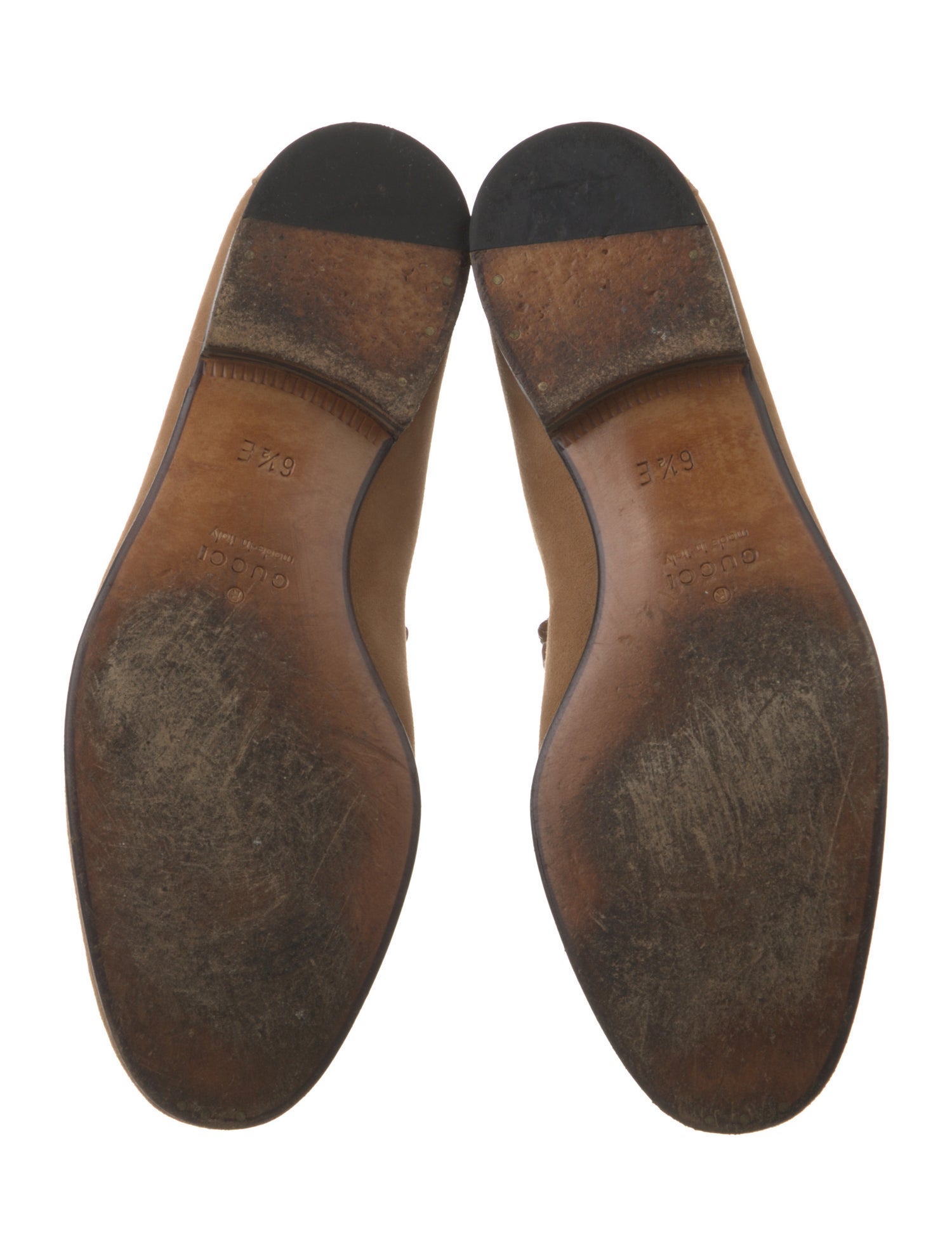 Gucci Horsebit Accent Suede Loafers